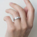 Серебрянное кольцо с фианитами