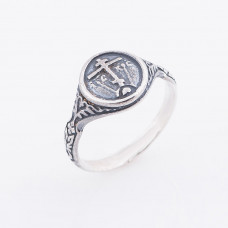 Серебряное кольцо Розарий
