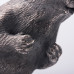 Уникальная серебряная фигура ручной работы Бобер
