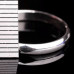 Серебряное обручальное кольцо гладкое тонкое