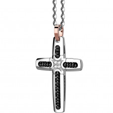 Колье Крест с бриллиантами ZANCAN