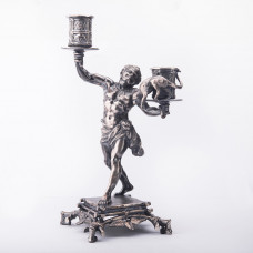 Серебряная фигура ручной работы Мавр с обезьянкой